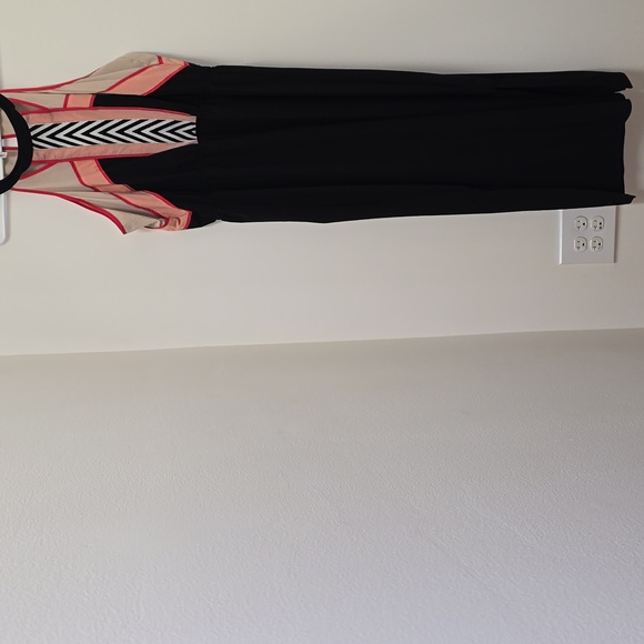Studio Y Black and Pink Maxi Dress - Picture 2 of 2